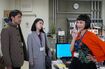まさ子はパート職員。天気雨を確認すると新谷と薫が出動 (c)フジテレビ