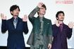 左から、稲垣吾郎、香取慎吾、草なぎ剛