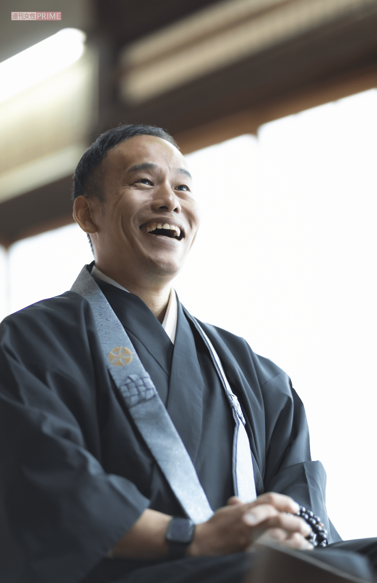 大阪・専念寺住職、籔本正啓さん（撮影／矢島泰輔）