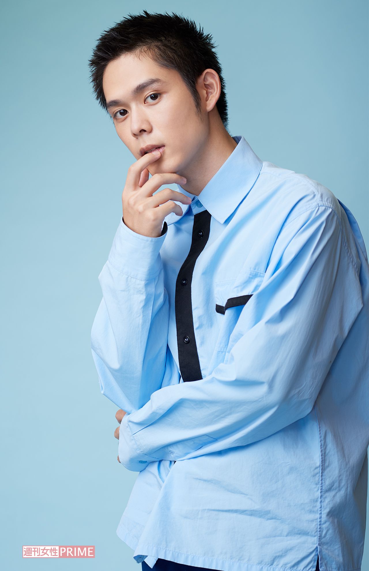 細田佳央太（19）撮影／渡邉智裕　スタイリング／岡本健太郎　ヘアメイク／菅野綾香（ENISHI）