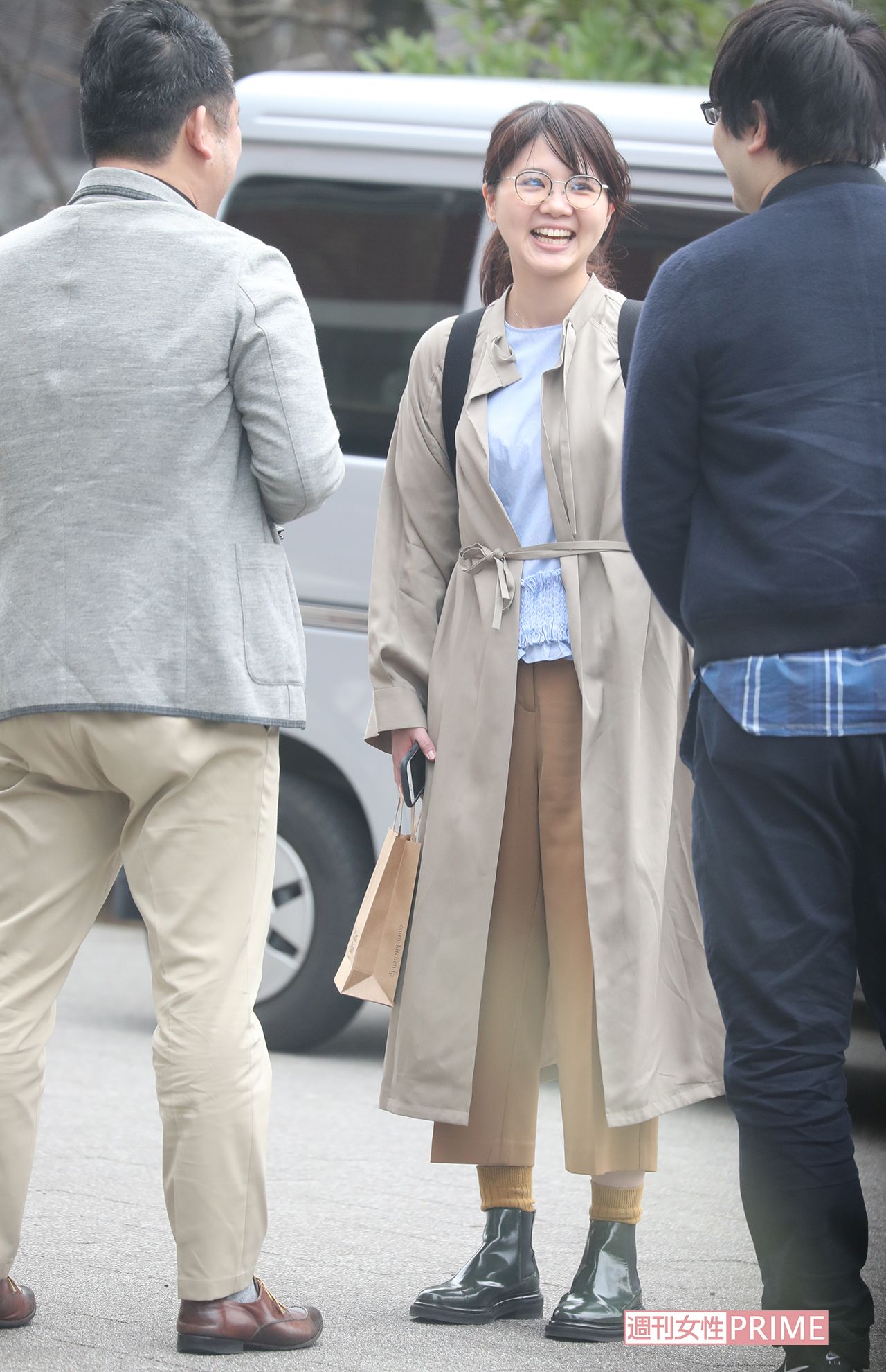 直撃取材に答える、いきものがかり・吉岡聖恵（'18年）