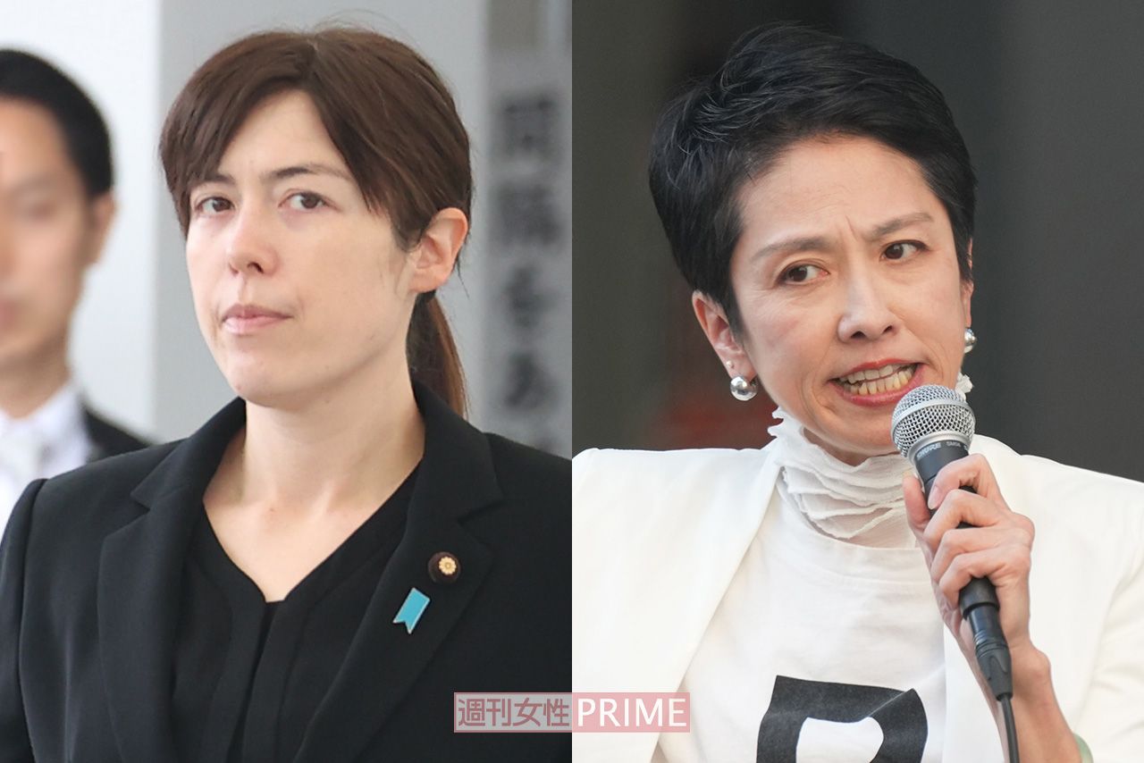 “犬猿の仲”？ 小野田紀美氏と蓮舫氏