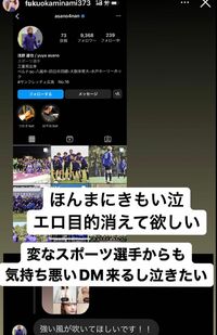 インスタでの“セクハラDM”の被害を訴える福岡みなみ（本人アカウントより）