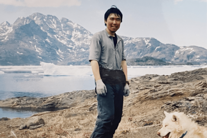 グリーンランド犬ゾリ縦断行のとき