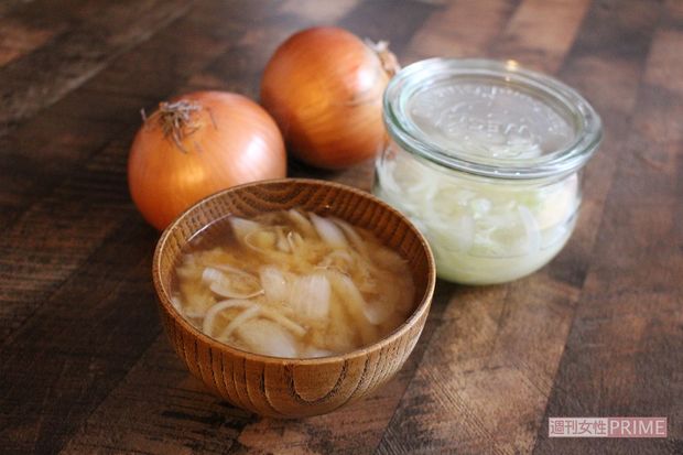 腸内のヤセ菌をぐんぐん増やす酢タマネギ　撮影／ますみかん
