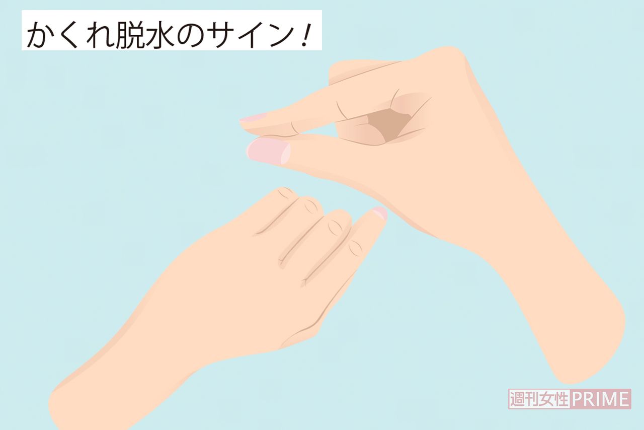 かくれ脱水のサイン！