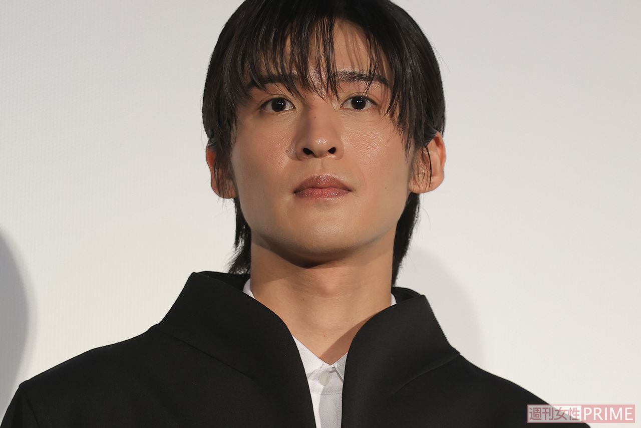 目黒蓮　映画『わたしの幸せな結婚』初日舞台挨拶（2023年3月）