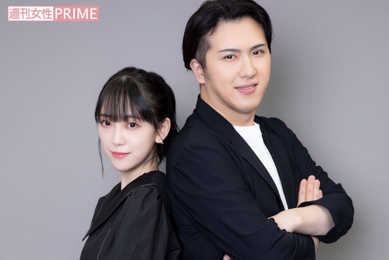 堀未央奈と尾上松也　撮影／矢島泰輔