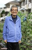 自宅付近の畑で野菜を育てる森永さん。体力が落ちてからは、庭に畑を移した 写真提供/森永卓郎さん