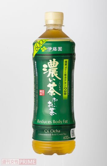 お～いお茶濃い茶/伊藤園　600ml95円　※画像をクリックするとAmazonの商品ページにジャンプします。