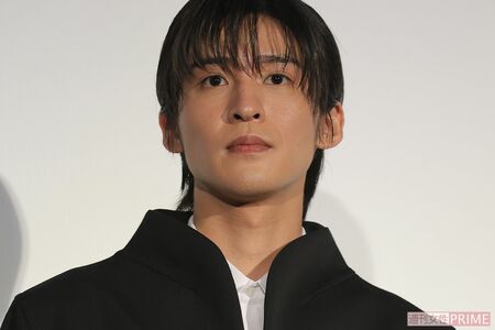 目黒蓮　映画『わたしの幸せな結婚』初日舞台挨拶（2023年3月）