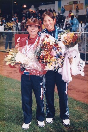 シドニー、アテネ両五輪では妙子さんとの師弟コンビがチームを牽引した
