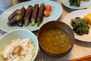 アスパラの牛肉巻き