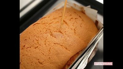 竹串を刺してもなにもついてこなければできあがり