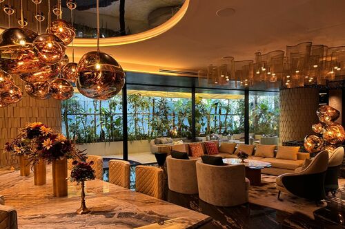 渋谷の一等地に建てた大豪邸の内観。「成金社長と思われてもいい」と語る　撮影／廣瀬靖士