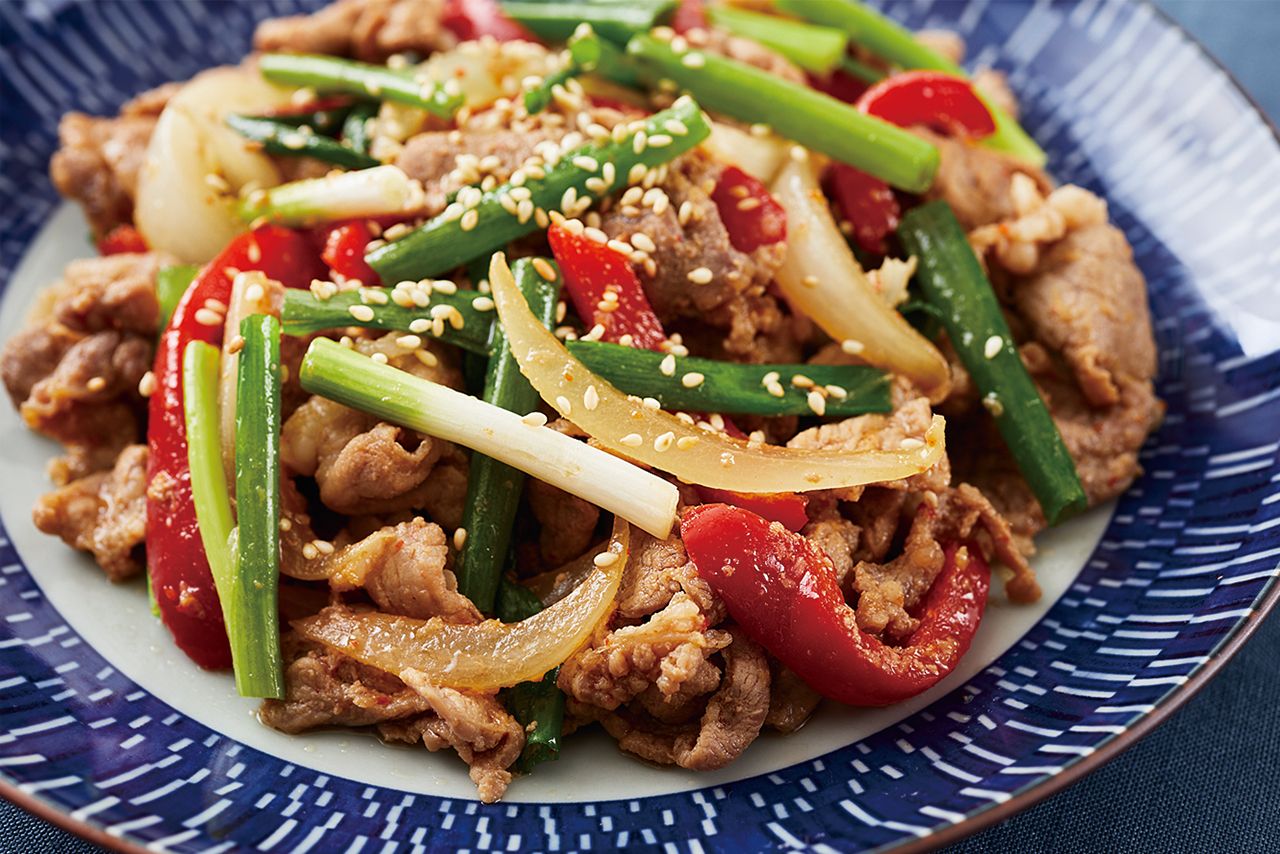 豚肉のプルコギ風