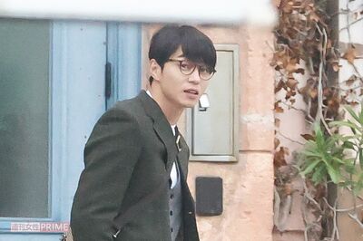 映画のロケに臨む東出昌大