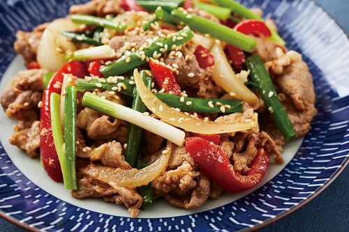 豚肉のプルコギ風