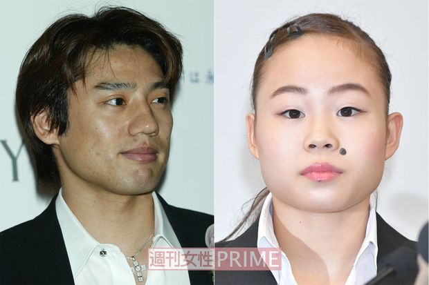 （写真左から）池谷幸雄、宮川紗江選手