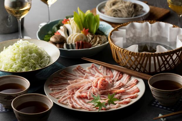 六白黒豚出汁しゃぶセット/2人前5400円