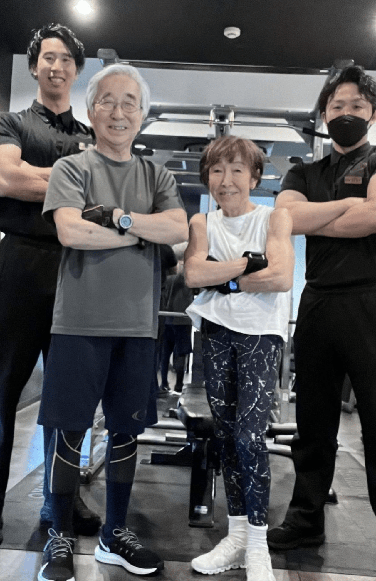 週2回はライザップへ通っている。瑤子さんは週4回は通っているそう