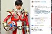 2018年のハロウィンでイバライガーになりきった三浦春馬さん(イバライガー公式インスタグラムより)