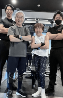 週2回はライザップへ通っている。瑤子さんは週4回は通っているそう