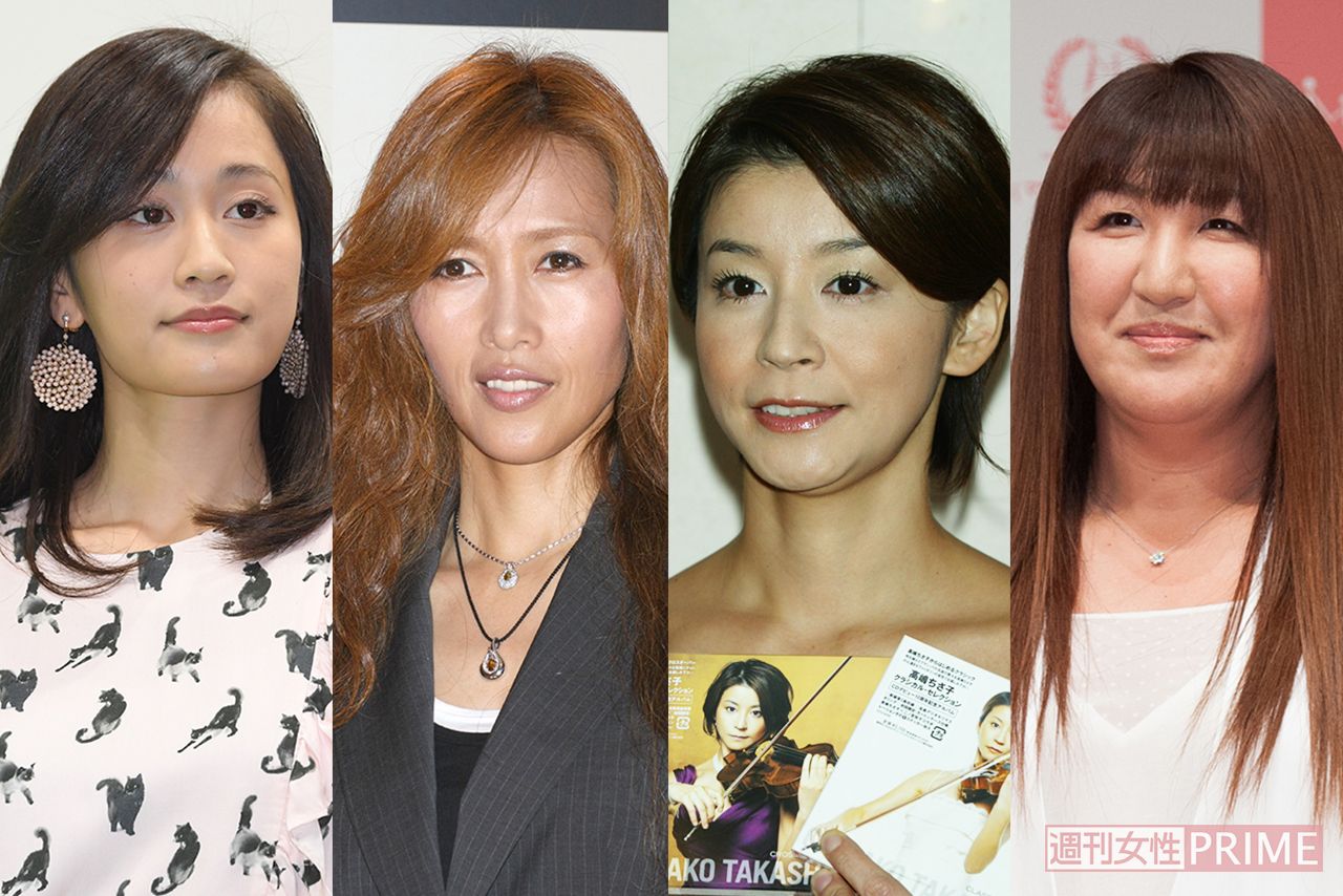 （左から）前田敦子、工藤静香、高嶋ちさ子、北斗晶