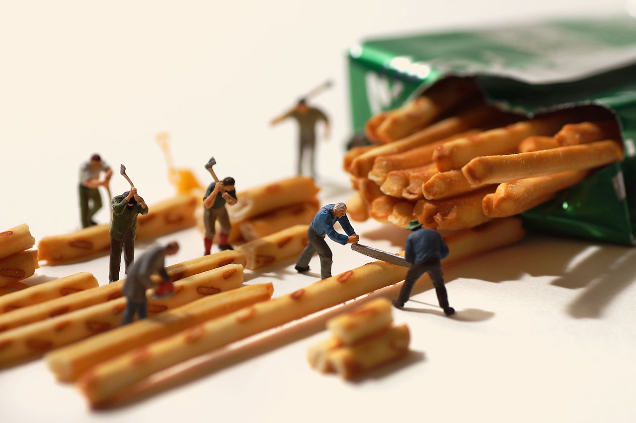 「1cmずつ食べたいというわがままなご要望にもお応えします」（C）Tanaka Tatsuya（MINIATURE CALENDAR）