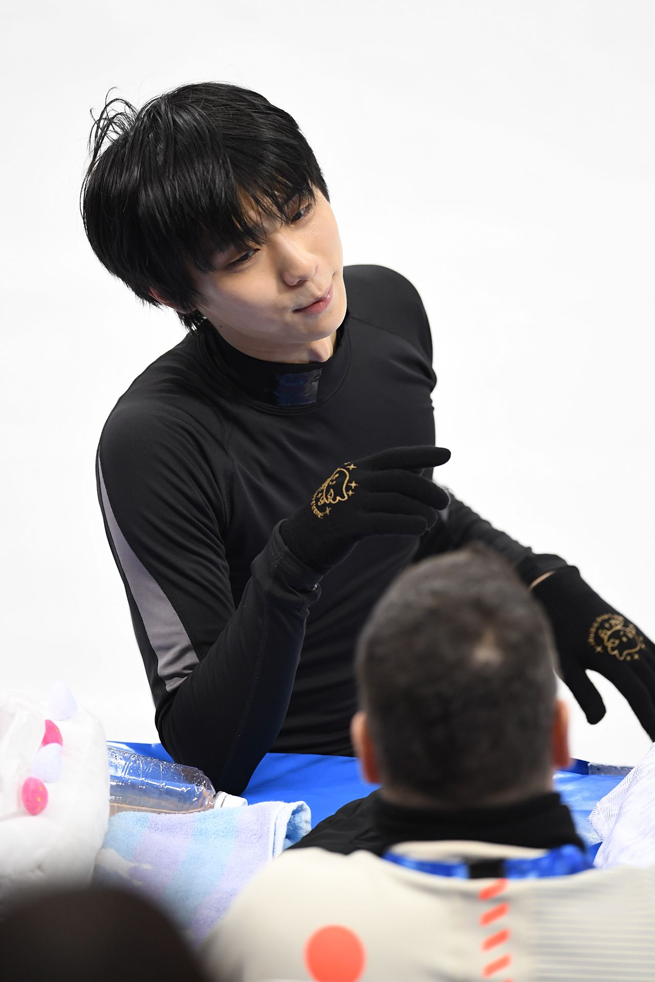 羽生結弦選手　2018年2月13日、ピョンチャン冬季五輪フィギュアスケート（日本雑誌協会代表取材）