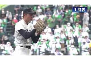 大阪府代表・大阪桐蔭高校の川原嗣貴選手（『バーチャル高校野球』より）