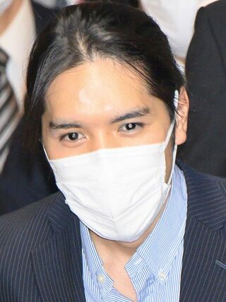 '21年9月、アメリカから成田空港に到着した小室圭さん