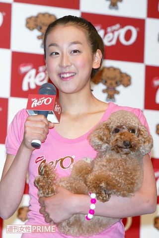 『ネスレ・エアロ』イメージキャラクター発表会（2007年7月26日）　撮影／週刊女性写真班