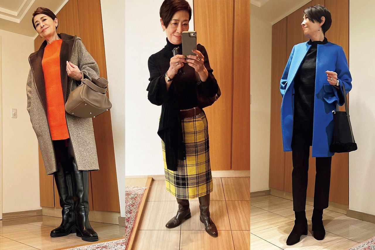 差し色プラスで華やかさアップ！