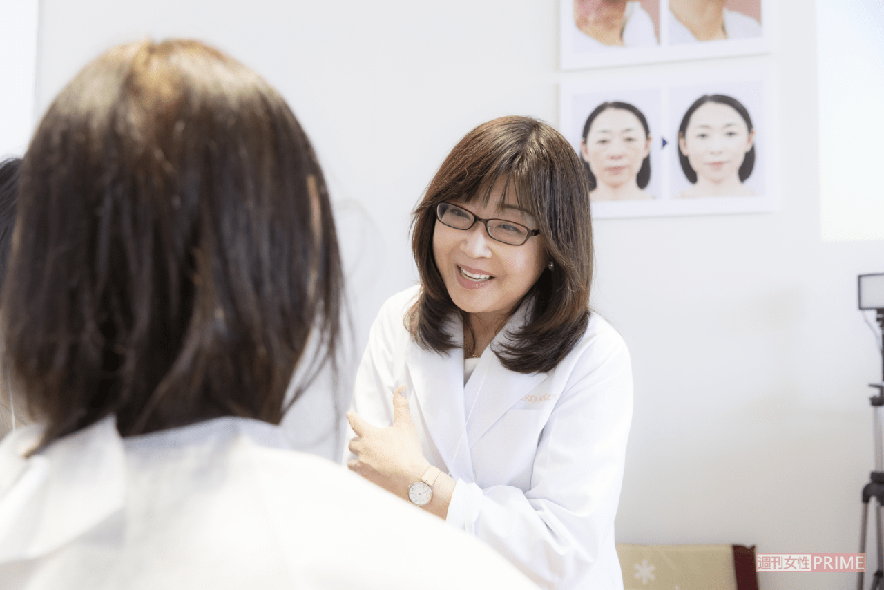 かづきさん自身がいつも明るい笑顔で患者の心に寄り添い、親近感がわくような話し方で懐にスッと入り込んでいく姿が印象的だった（撮影／矢島泰輔）