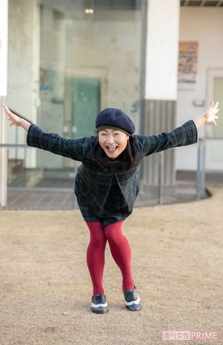 ノリノリでポーズを決めてくれた島田珠代