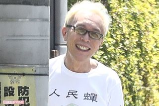 笑顔で直撃取材に応じる所（'18年）
