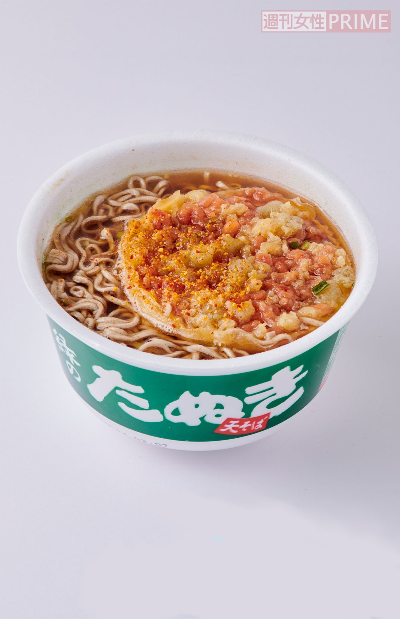 『マルちゃん緑のたぬき天そば』　撮影／山田智絵