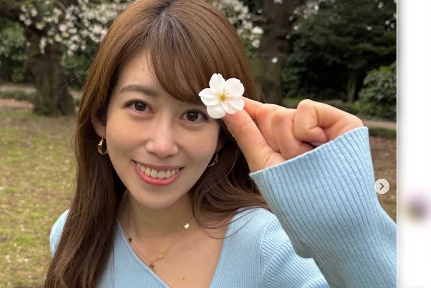 2025年3月末をもってNHKを退社した中川安奈アナ（本人のインスタグラムより）
