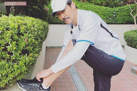 日課としているスロージョグ。「夜は眠れる、食欲も増しますよ」