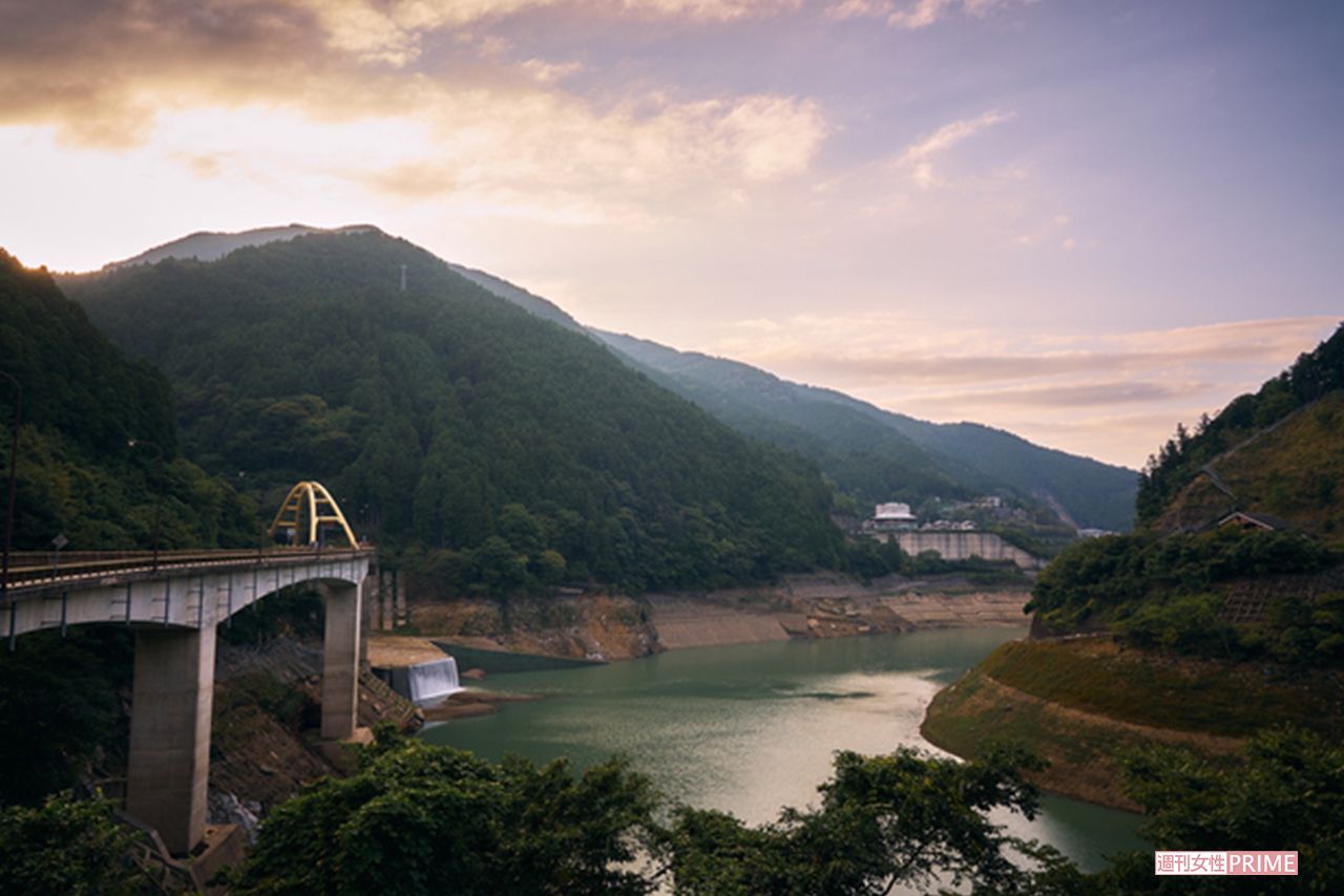 徳谷容疑者が奈那子ちゃんと無理心中を図ったおおたき龍神湖