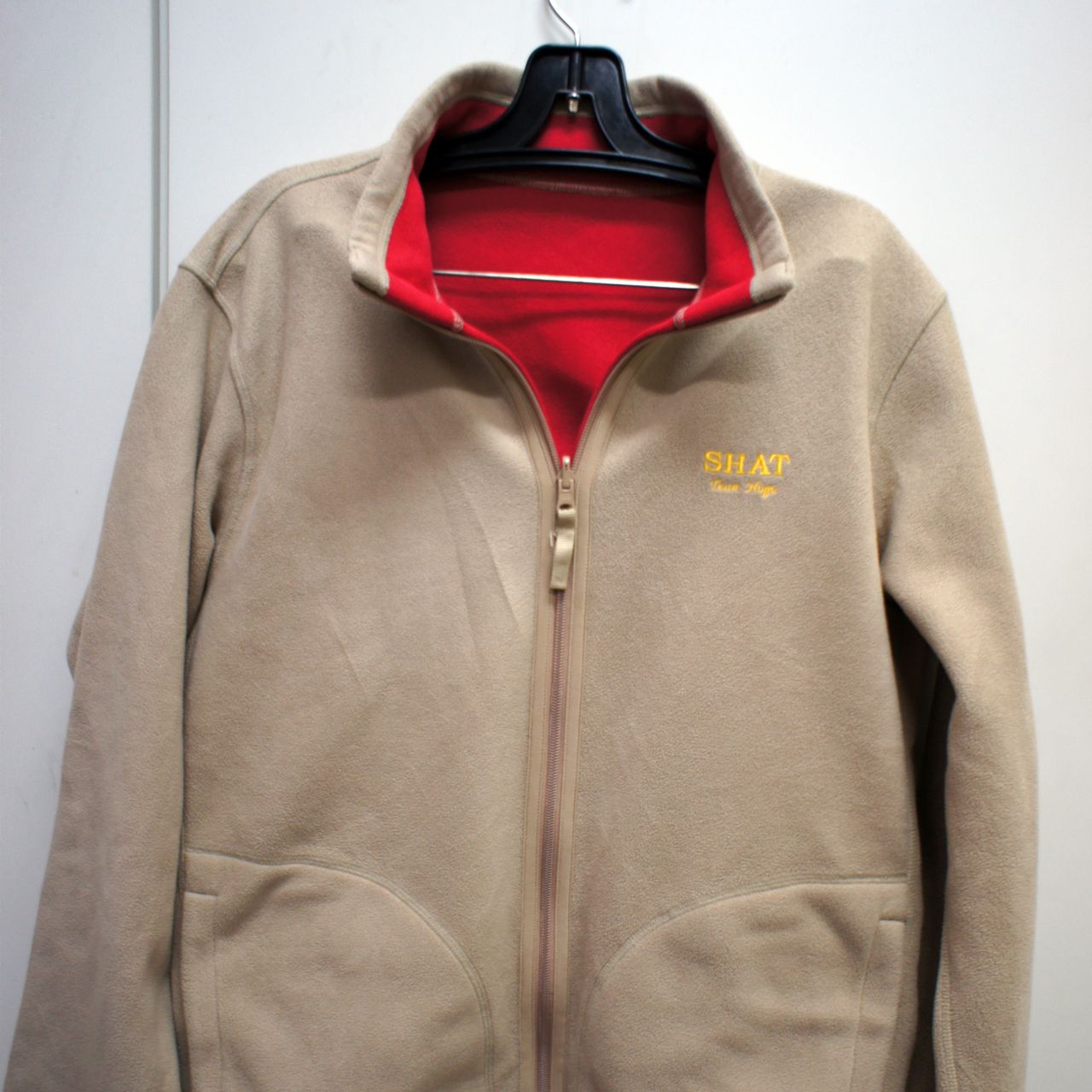 2008年、防寒用のフリースを4枚作製。単価は約3000円