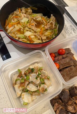 作り置きも、野菜とお肉をたっぷりと