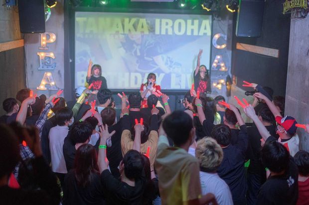 2021年5月16日に行われた「プランクスターズ」田中いろはの“生誕祭”（ツイッターより）