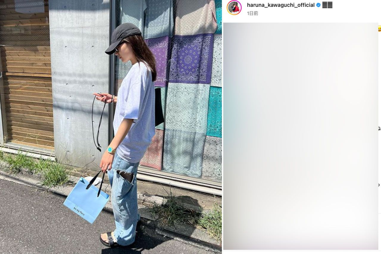 川口春奈の左手にはさりげなく“超高級時計”が（本人のインスタグラムより）