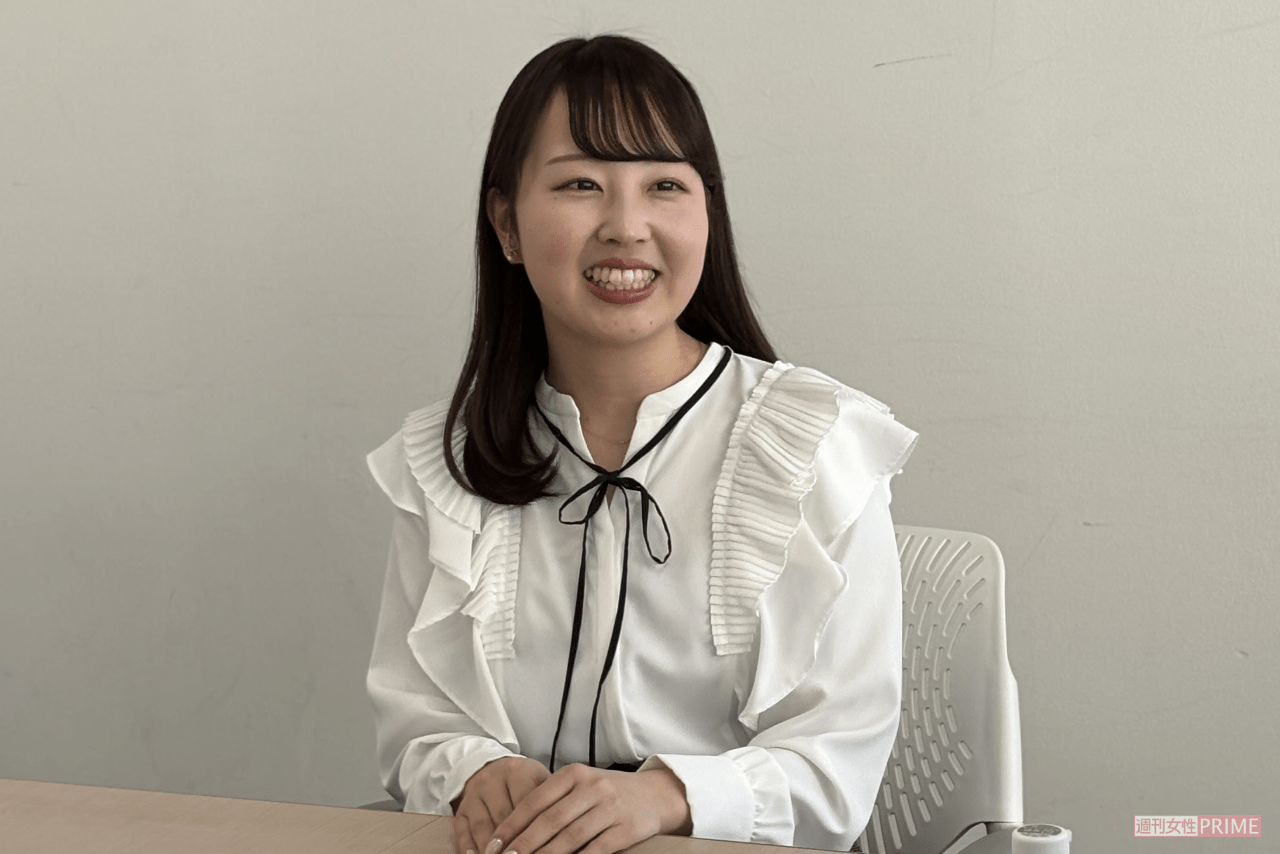 『あなたとハッピー！』で'21年からアシスタントを務める熊谷実帆アナ