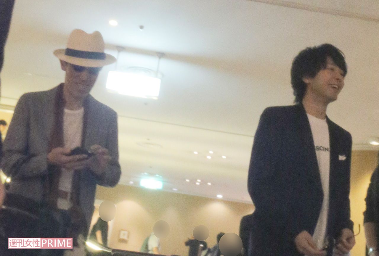 嶋田久作＆中村倫也(１次会）