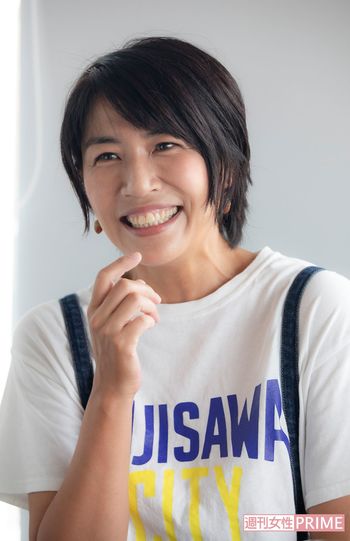 「長男のときは笑えなかったので、2人目のときは笑おう、育児を楽しもうと思いました」と語る佳恵さん　撮影／矢島泰輔