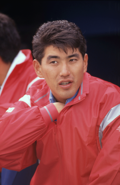 1988年『プロ野球オールスター大運動会』に参加する清原和博