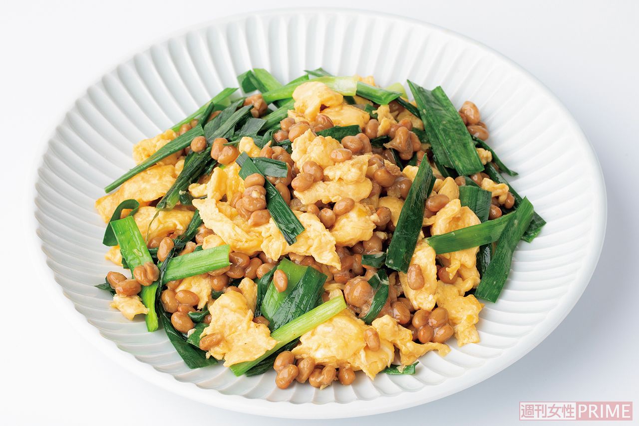 納豆ニラ玉　撮影／矢島泰輔